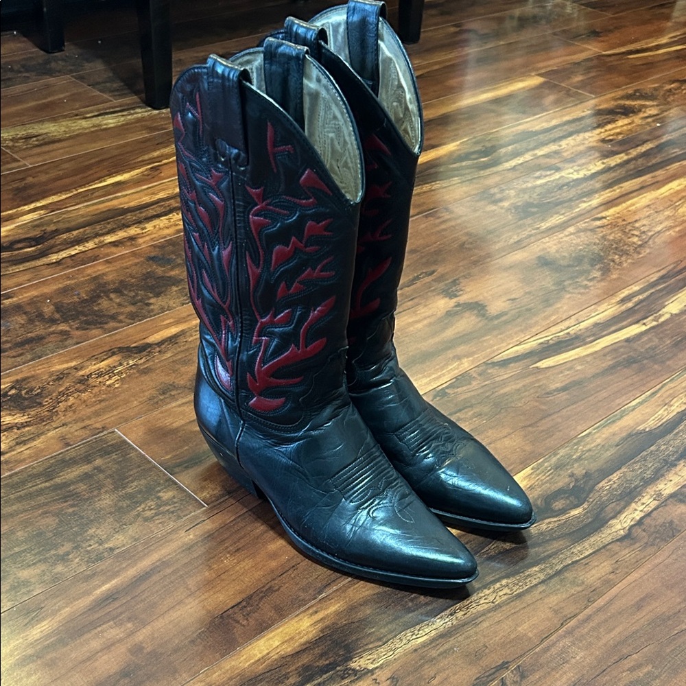 Hand Painted Georges Marciano Cowgirl Boots